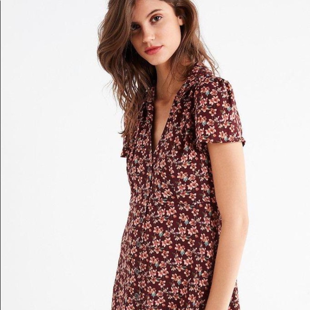 Urban Outfitters Floral Shirt Dress